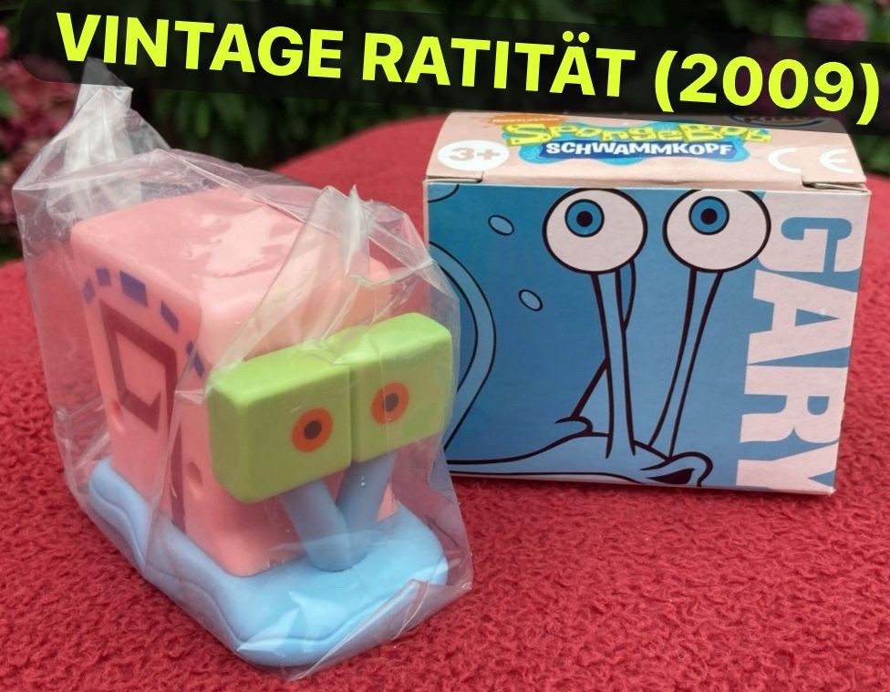 Burger King SpongeBob Gary Snail Figure 2009 Toy Toy NEW & Original Box Vintage Burger King SpongeBob Gary Snail Figure 2009 Toy Toy NEW & Original Box Vintage