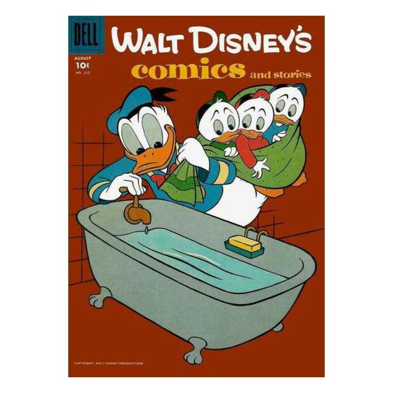 Walt Disney\'s Comics and Stories #215 in Fine minus condition. Dell comics [m 