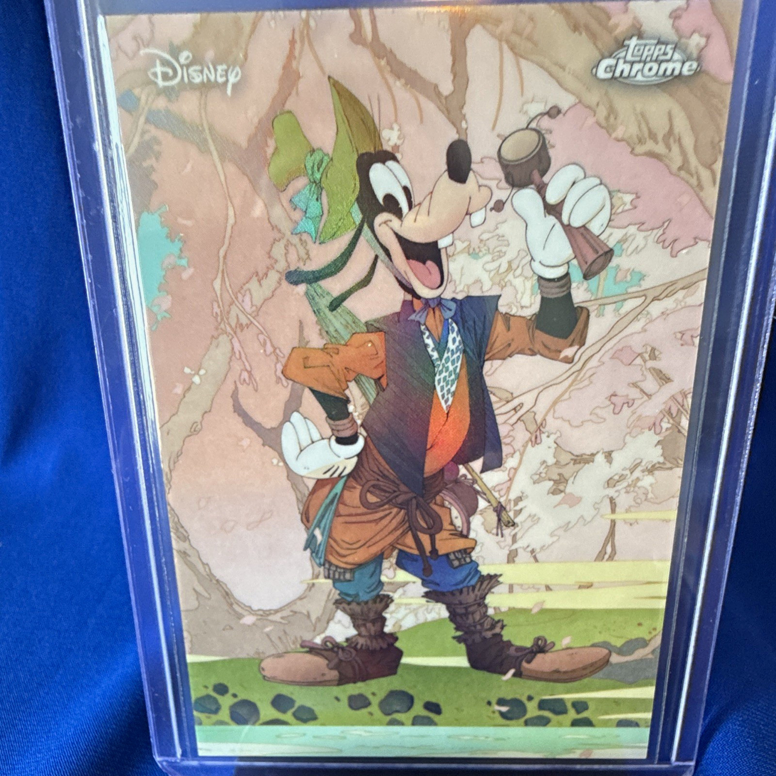 Topps 2026 Topps Disney Chrome Disney Ukiyo-e Goofy Insert Card UK-10