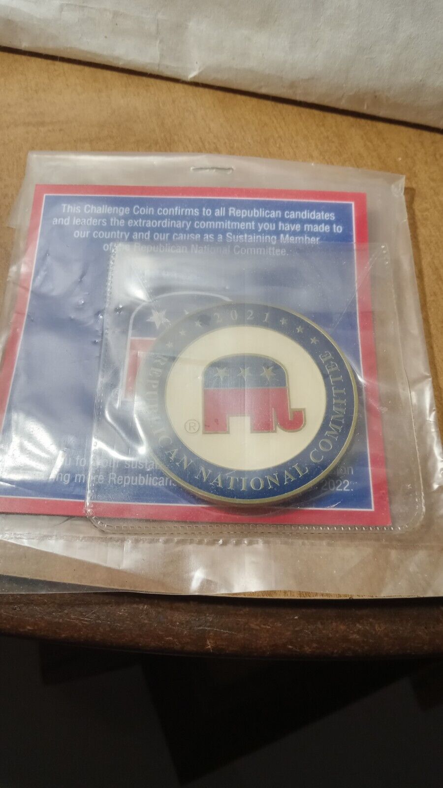 Challenge Coin 2021 Republican National Committee New Sealed