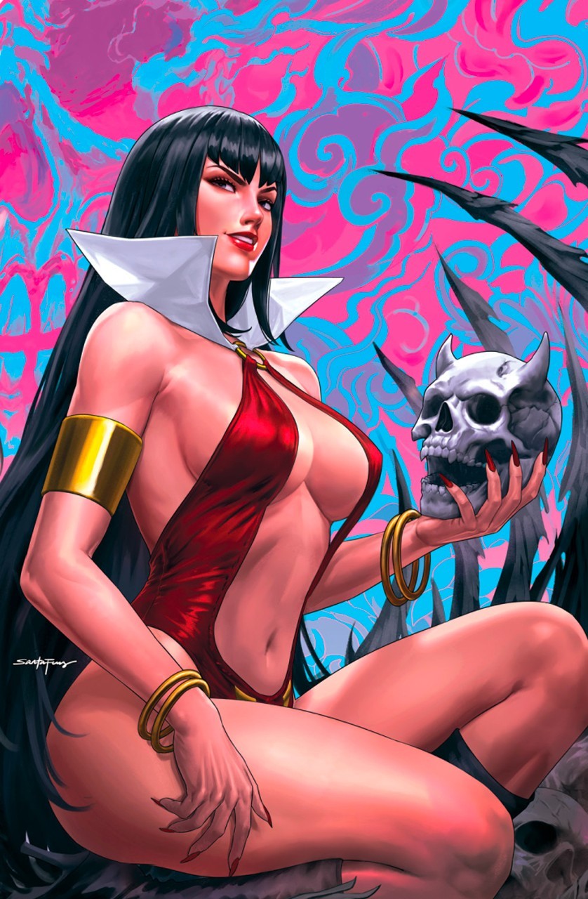 WITCHBLADE VAMPIRELLA #1 - SANTA FUNG COVER B VIRGIN VARIANT KNIGHT OF COMICS WITCHBLADE VAMPIRELLA #1 - SANTA FUNG COVER B VIRGIN VARIANT KNIGHT OF COMICS