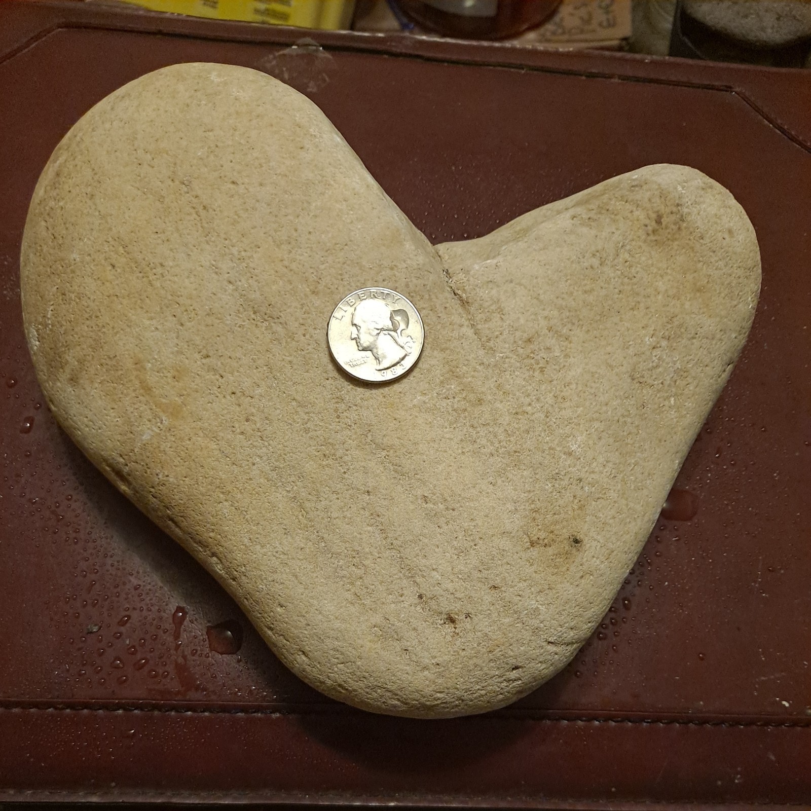 MASSIVE 10-12 INCHES AND ALMOST A PERFECT HEART SHAPE 100% NATURAL +FREEBIES