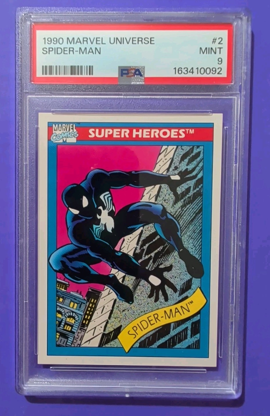Spider-Man 1990 Impel Marvel Universe #2 PSA 9