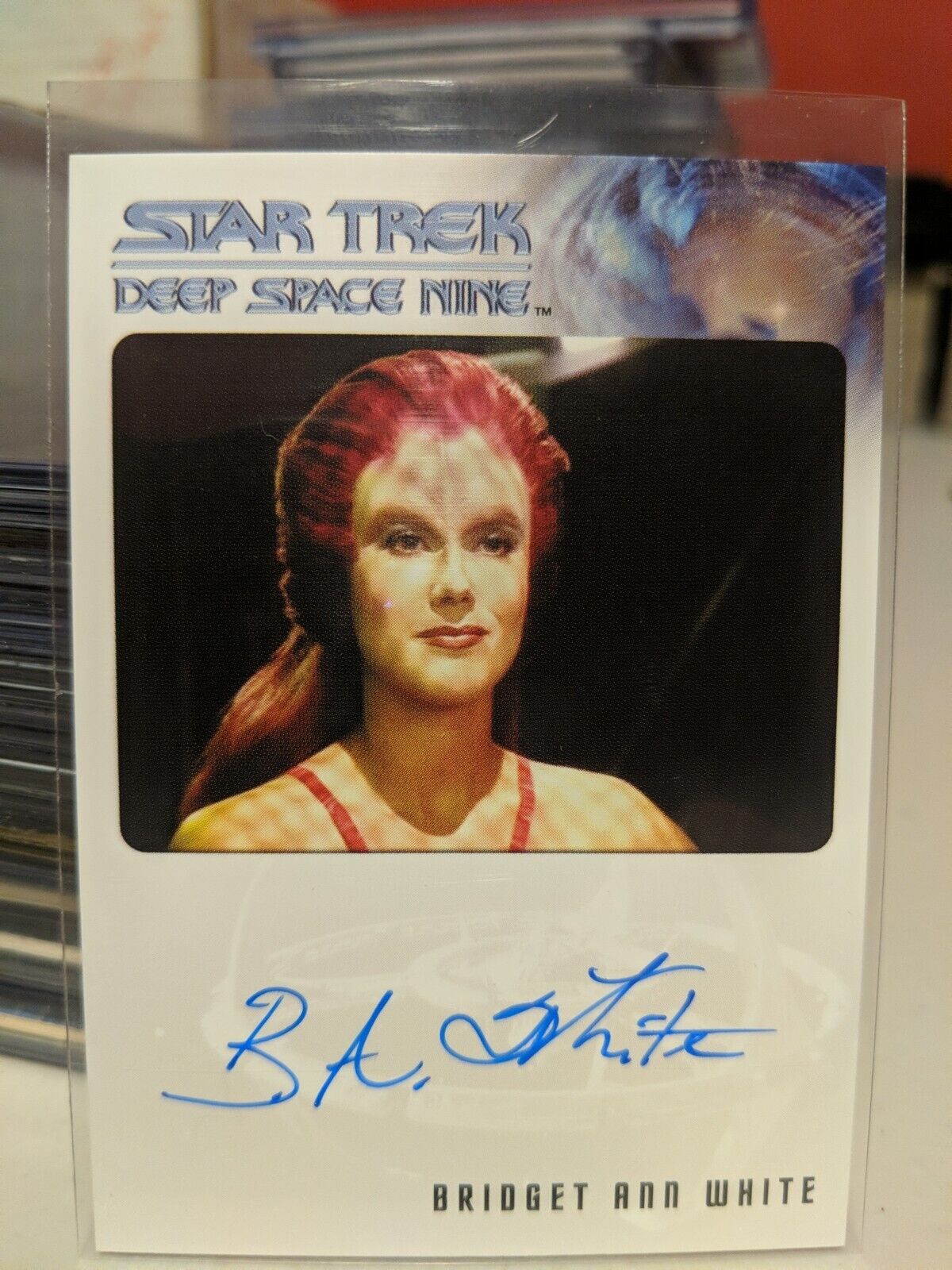 Star Trek: DS9 - Heroes & Villains Bridget Ann White Autograph Card 2018 VL 