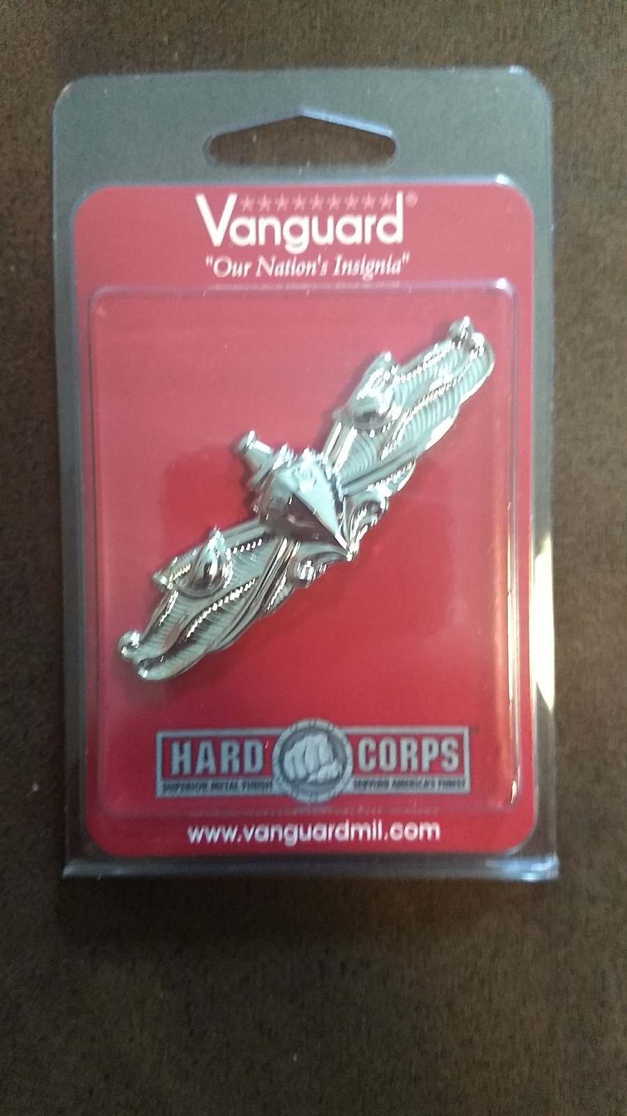 Vanguard NAVY BADGE: SURFACE WARFARE ENLISTED - REGULATION SIZE, MIRROR FINISH Vanguard NAVY BADGE: SURFACE WARFARE ENLISTED - REGULATION SIZE, MIRROR FINISH