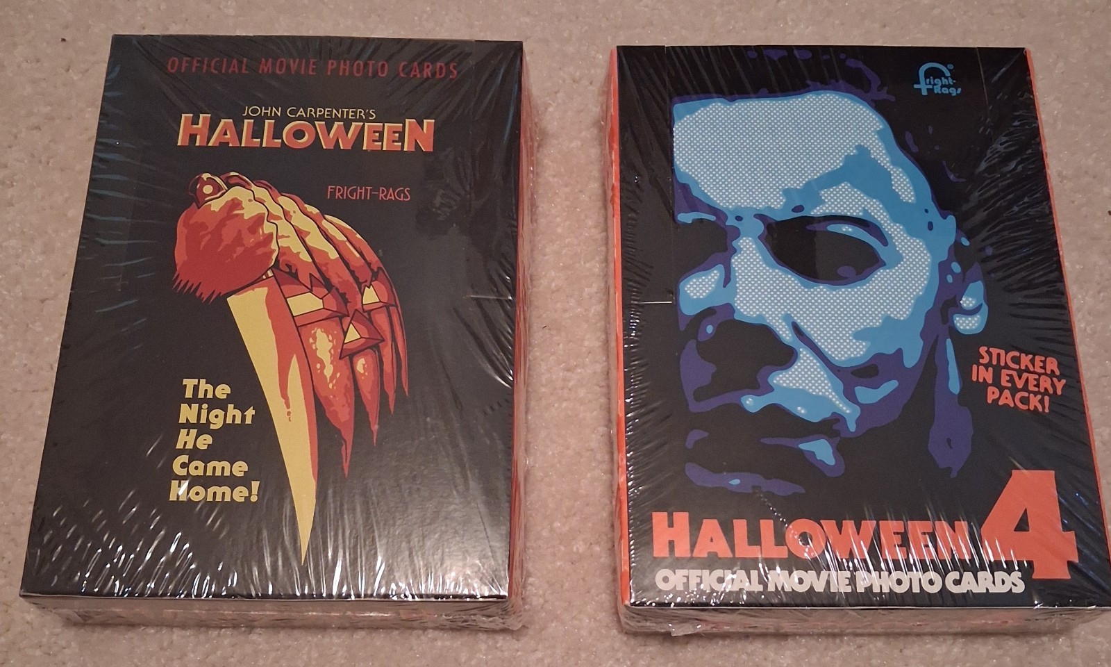 Fright-Rags 2019 Halloween 1st Edition & Halloween 4 Sealed Hobby Boxes Fright-Rags 2019 Halloween 1st Edition & Halloween 4 Sealed Hobby Boxes
