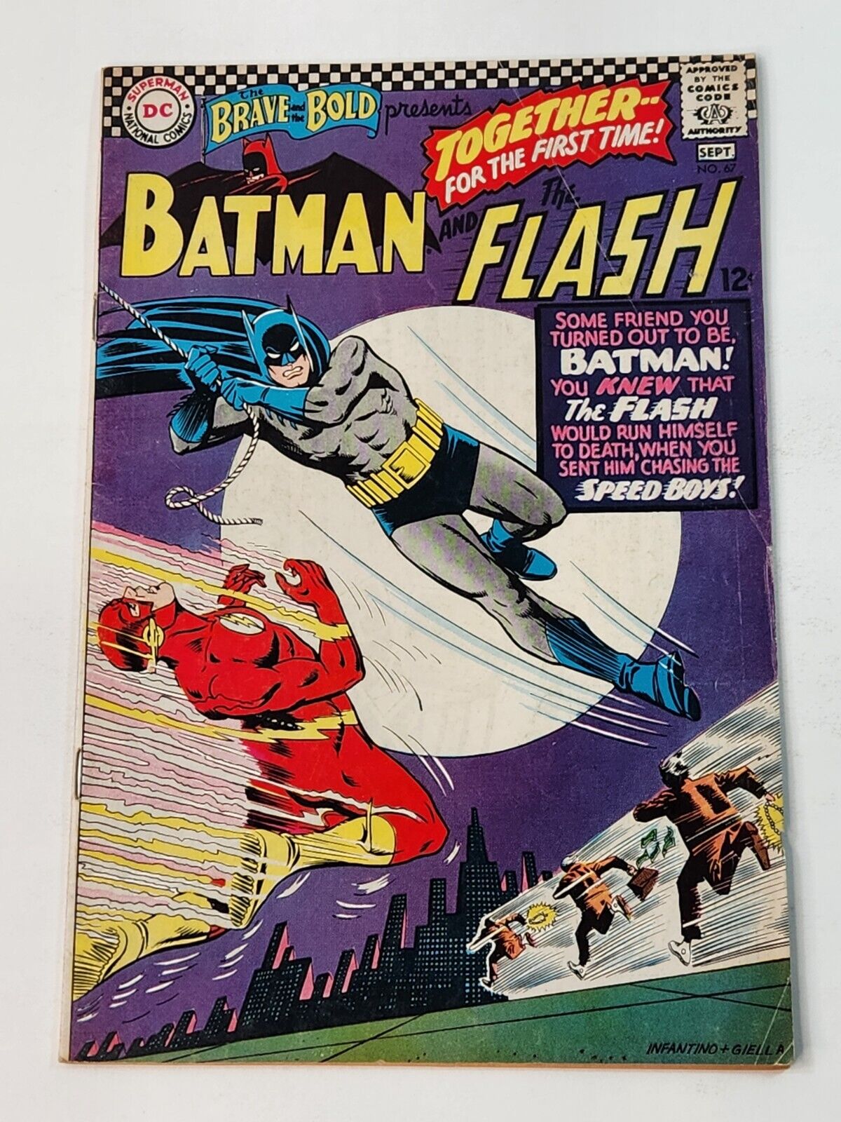 Brave and the Bold 67 Batman The Flash DC Comics Silver Age 1966