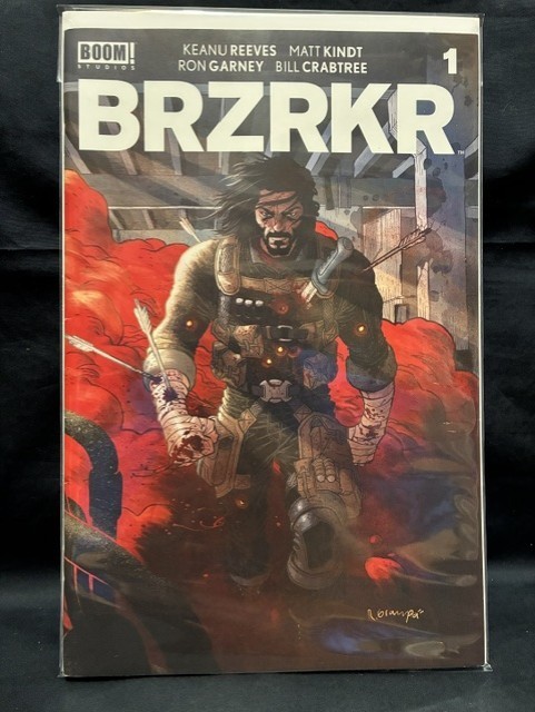 BRZRKR #1 Matt Kindt Keanu Reeves Ron Garney Rafael Grampá Boom Studios