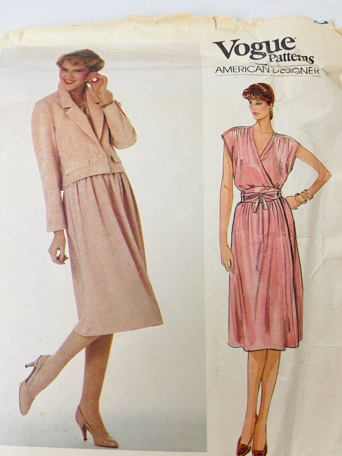 Vintage Vogue Pattern Adele Simpson 70's Midi Dress Jacket  #2920 UNCUT Sz 6