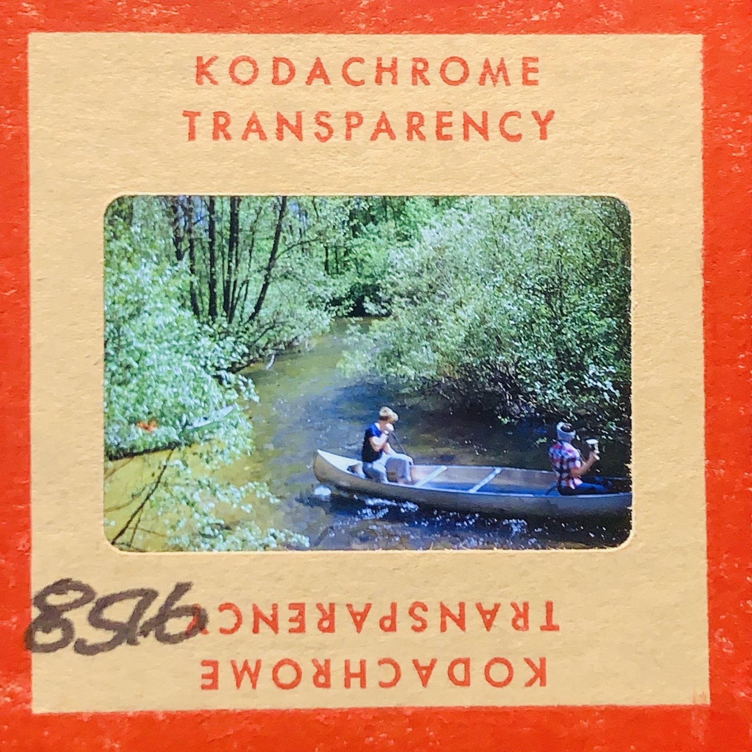 Vintage KODACHROME 35mm Slide Canoe River Nature Outdoors Recreation Forest Vintage KODACHROME 35mm Slide Canoe River Nature Outdoors Recreation Forest