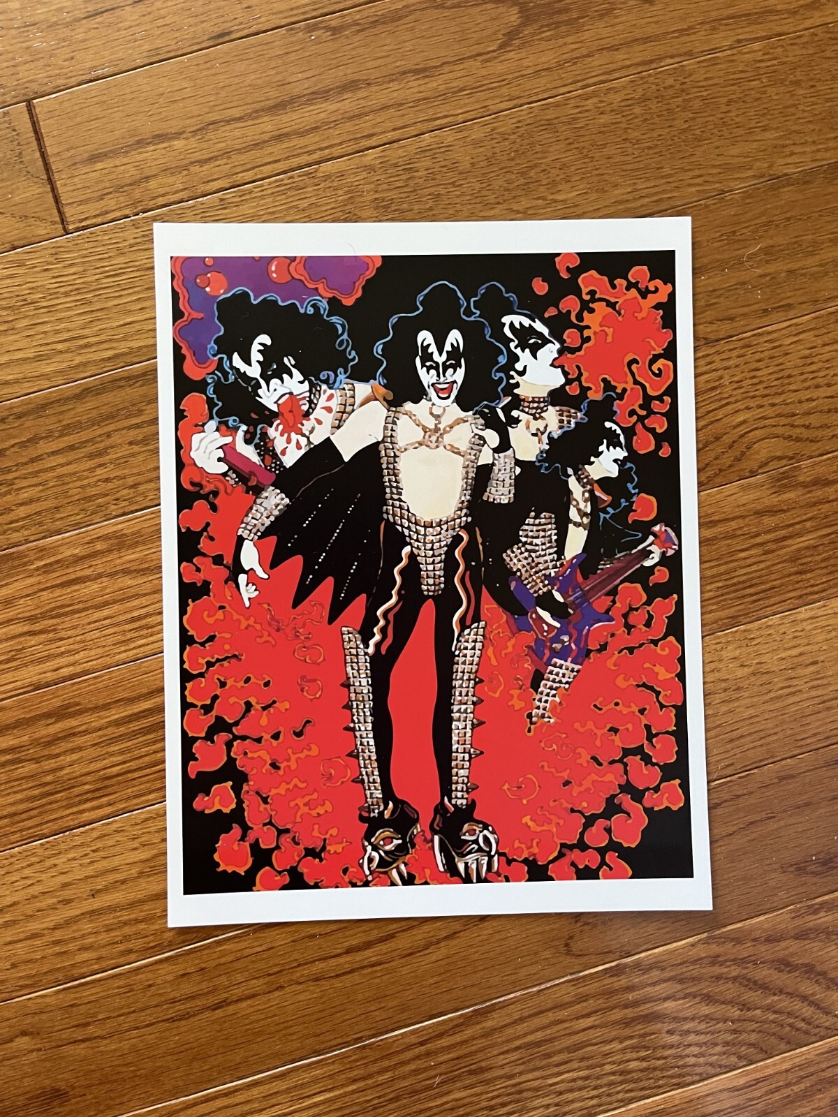 KISS Art Print Photo 13" x 19" Solo Album 1978 Poster Vintage GENE SIMMONS Demon