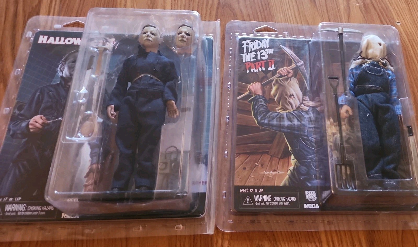 NECA Friday the 13th Part 2 Jason Voorhees & Halloween 2 Michael Myers Retro Set NECA Friday the 13th Part 2 Jason Voorhees & Halloween 2 Michael Myers Retro Set