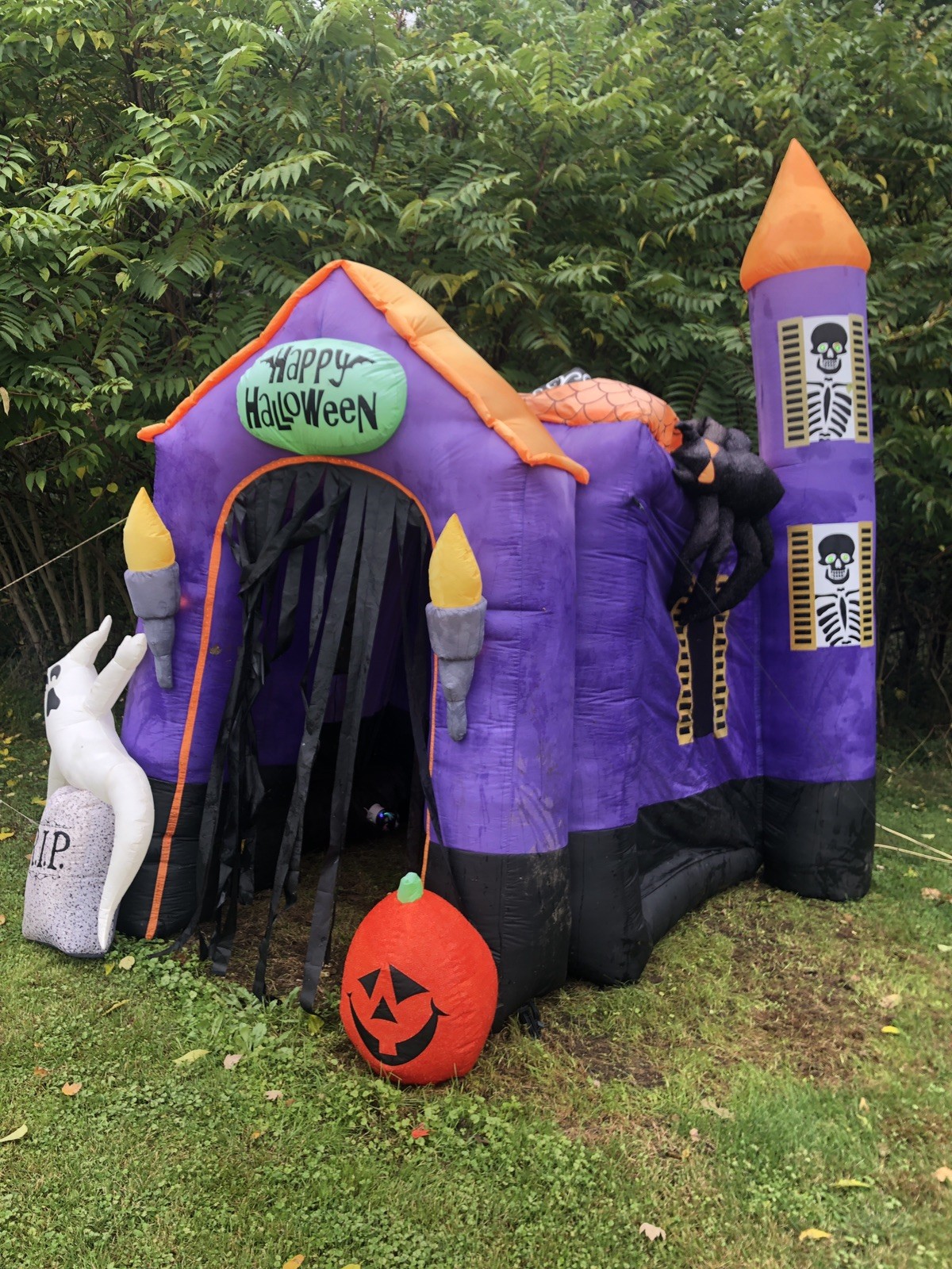 Halloween Inflatable 12ft Haunted House Read Description Halloween Inflatable 12ft Haunted House Read Description