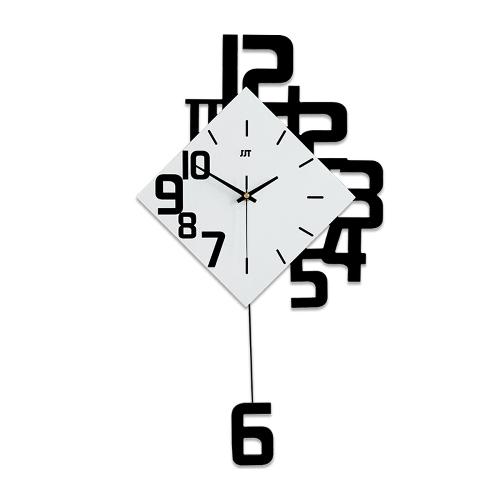 Pendulum Clocks Nordic Style Modern Swing Wall Clock for Living Room Decor 