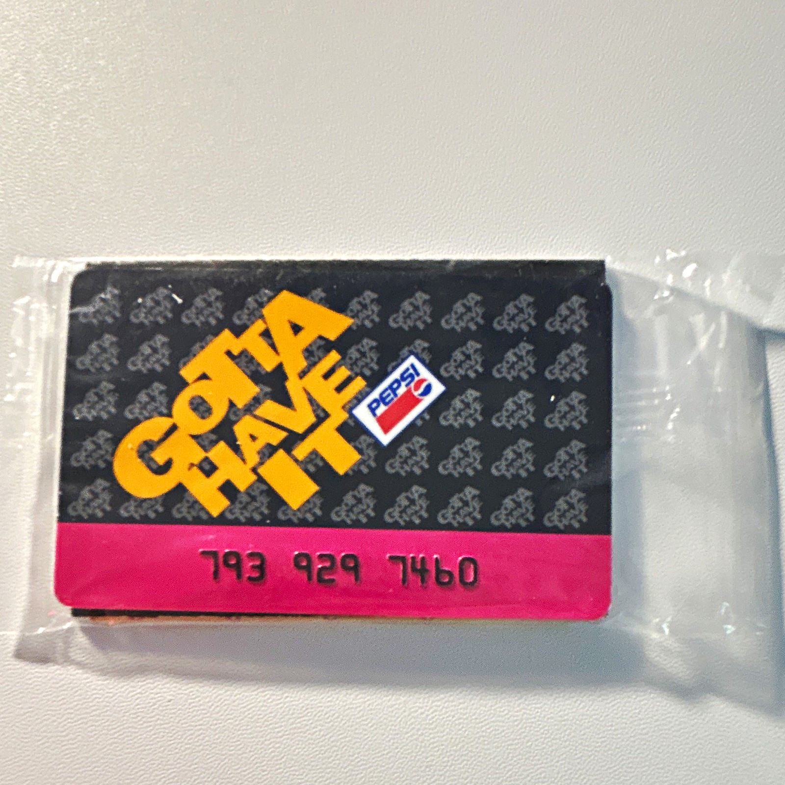 Vintage 90’s Pepsi "Gotta Have It" Promotional Ad. Original packaging. Unopened
