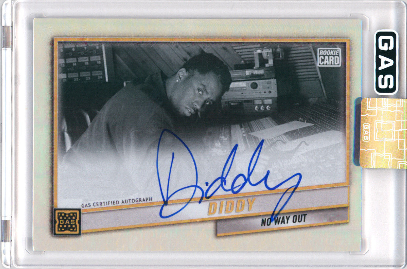 Puff Daddy P Diddy 2023 GAS Trading Cards Rainbow Foil Auto Autograph /10 Signed