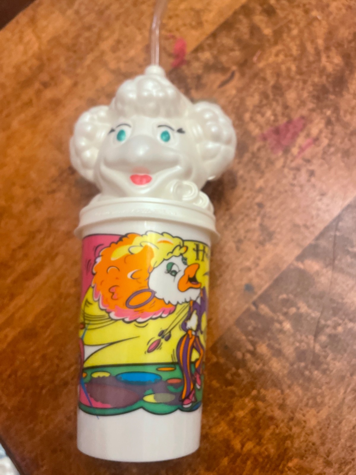 Vintage 1997 Chuck E Cheese Cup Birdie Lid COMPLETE w/ Straw Showbiz Pizza Rare Vintage 1997 Chuck E Cheese Cup Birdie Lid COMPLETE w/ Straw Showbiz Pizza Rare
