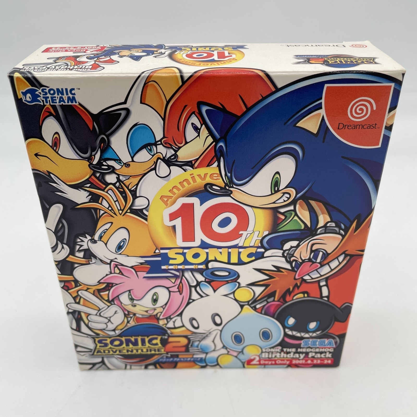 Sonic Adventure 2 10th Anniversary Limited Edition Sega Dreamcast Japan Game Sonic Adventure 2 10th Anniversary Limited Edition Sega Dreamcast Japan Game