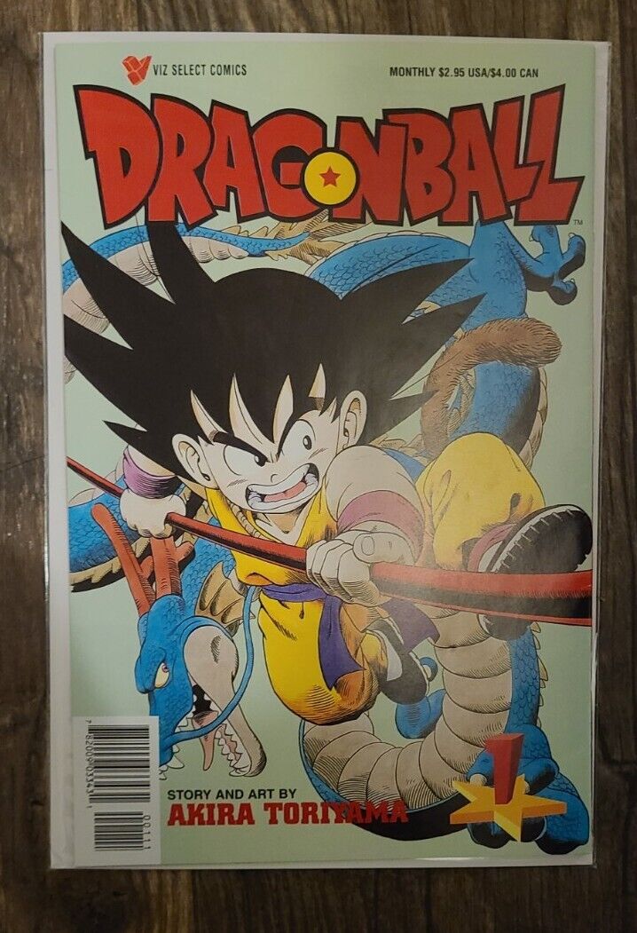 Dragon Ball Comic # 1 Akira Toriyama 1998  Viz Comics Rare Low Print VF+/NM