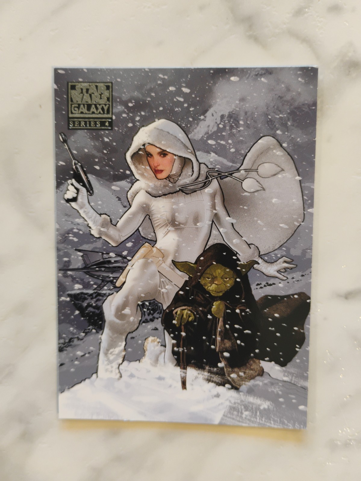 2009 Topps Star Wars Galaxy Series 4 #19 PADME AMIDALA Snow Bunny 2009 Topps Star Wars Galaxy Series 4 #19 PADME AMIDALA Snow Bunny