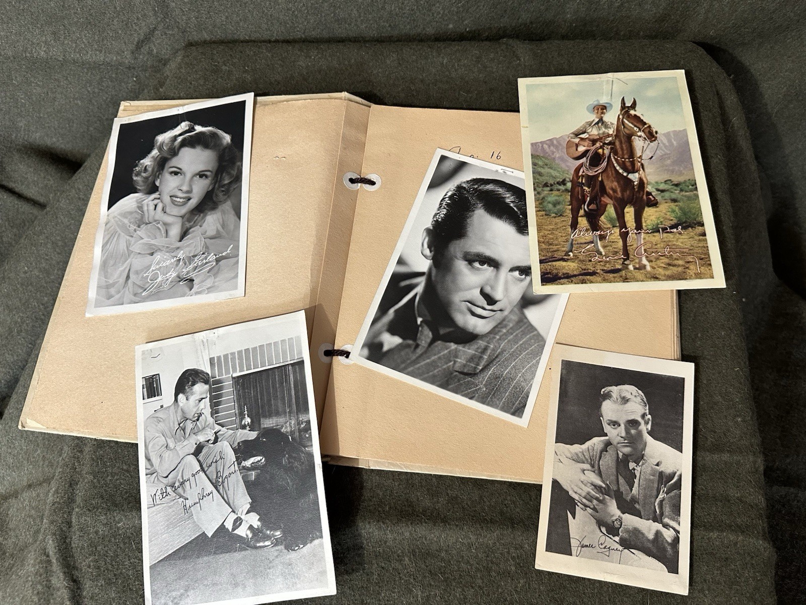 RARE ‘40s Hollywood Fan Mail Scrapbook Judy Garland Bing Crosby Humphrey Bogart RARE ‘40s Hollywood Fan Mail Scrapbook Judy Garland Bing Crosby Humphrey Bogart