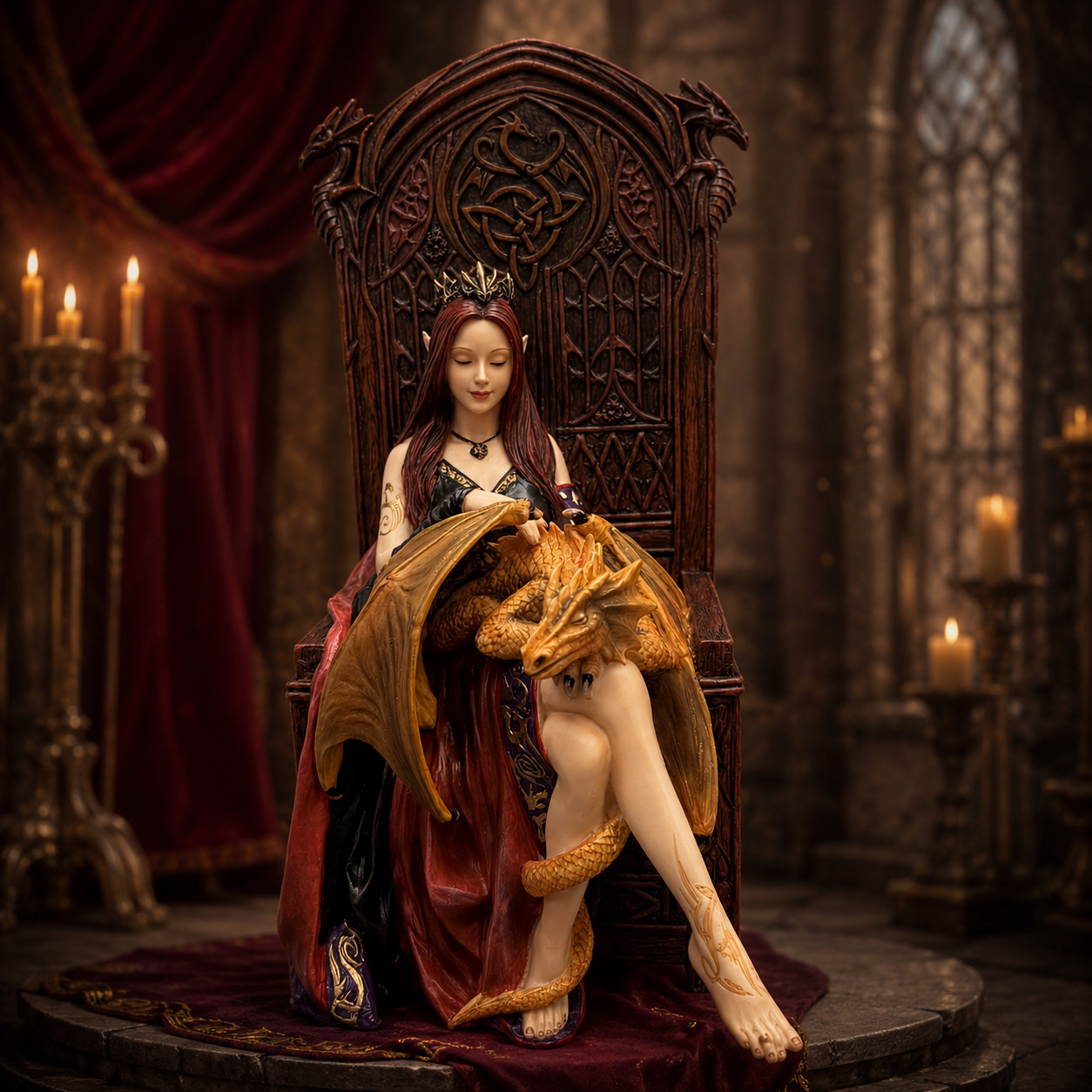 Anne Stokes Dragon Friendship Figurine Enchanting Gothic Fantasy Statue & Gift Anne Stokes Dragon Friendship Figurine Enchanting Gothic Fantasy Statue & Gift