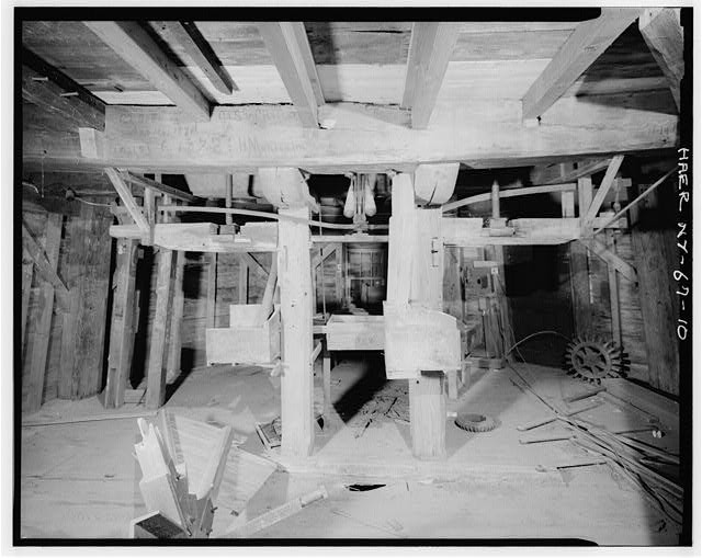Photo:Stone Tentering Gear Floor 1 Mill Interior 1900s Photo:Stone Tentering Gear Floor 1 Mill Interior 1900s