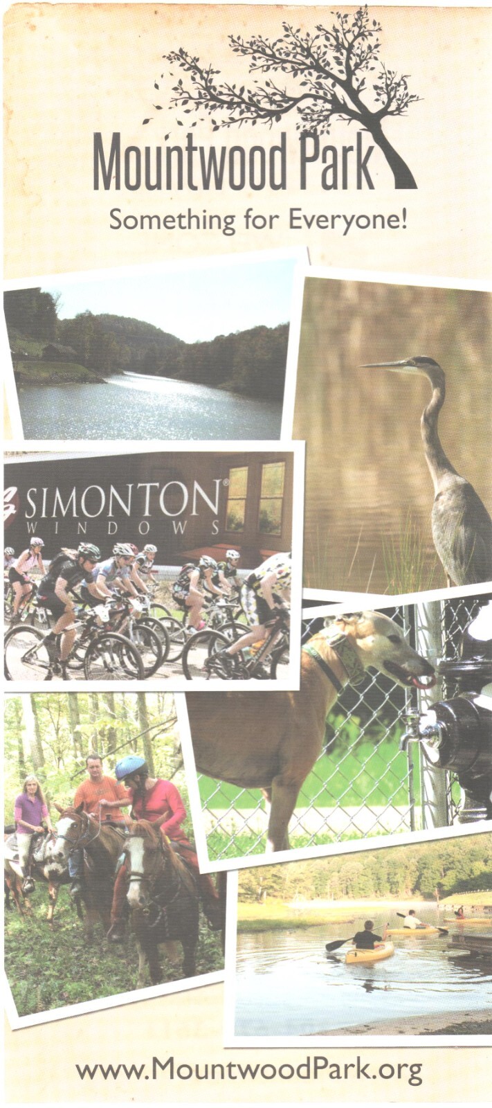 Rack Card, Mountwood Park Waverly WV 2019 Hiking Biking Horseback Riding Boating Rack Card, Mountwood Park Waverly WV 2019 Hiking Biking Horseback Riding Boating