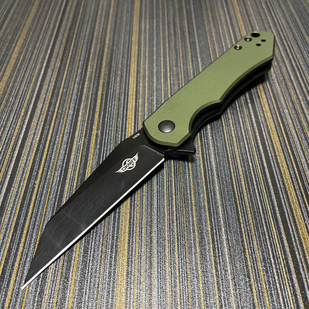 Oknife Freeze Folding Knife 154CM Stainless Steel Blade Aluminum Handle Rare