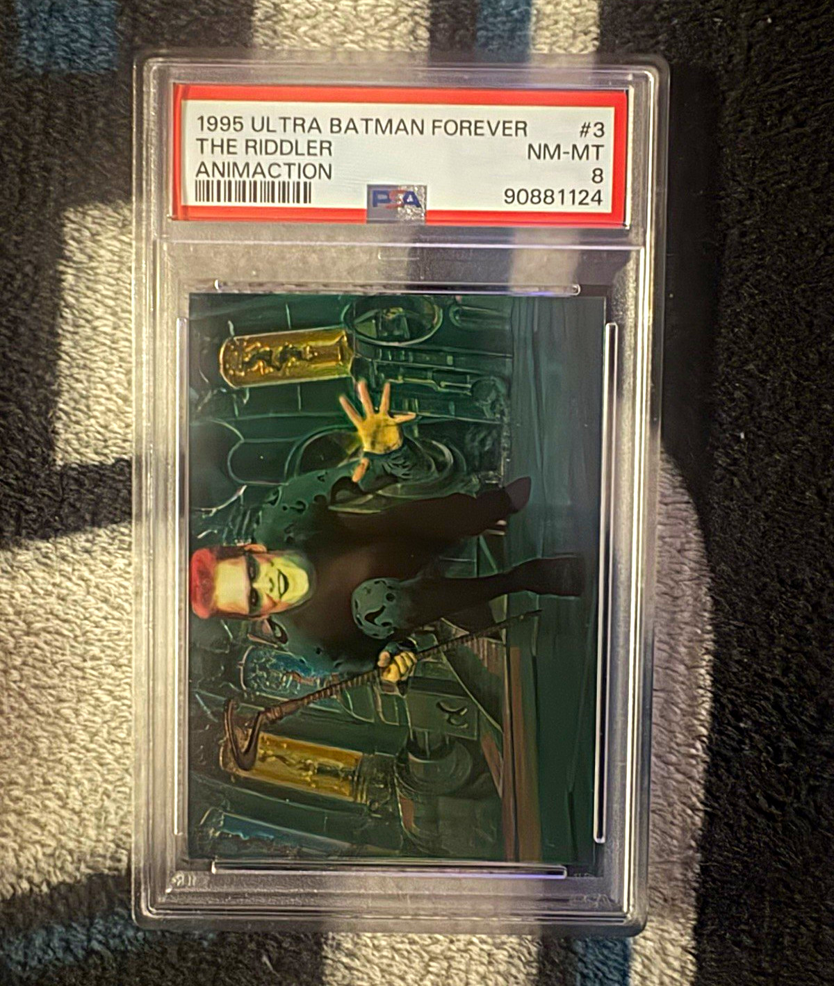Ultra 1995 Batman Forever Animaction The Riddler #3/10 PSA 8 90881124