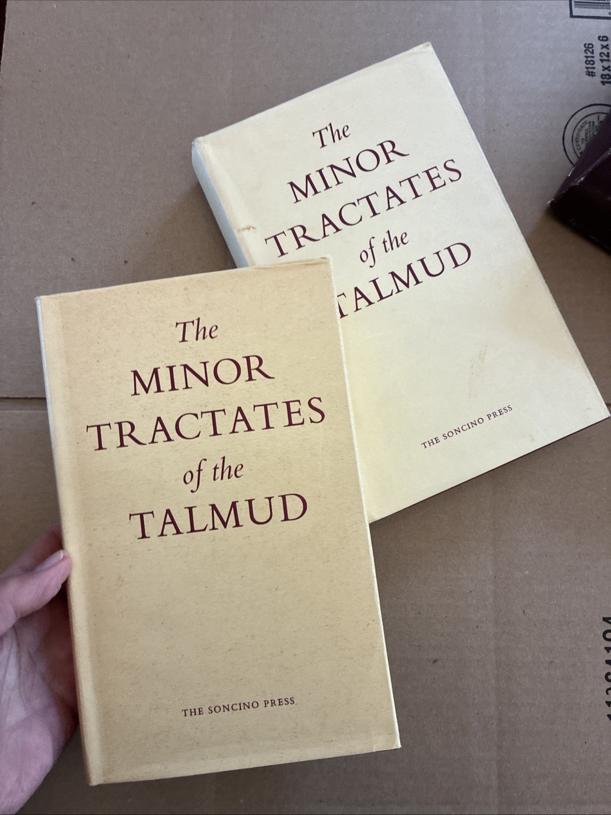 Minor Tractates Of The Talmud, Soncino, English, 2 Volume Set Minor Tractates Of The Talmud, Soncino, English, 2 Volume Set