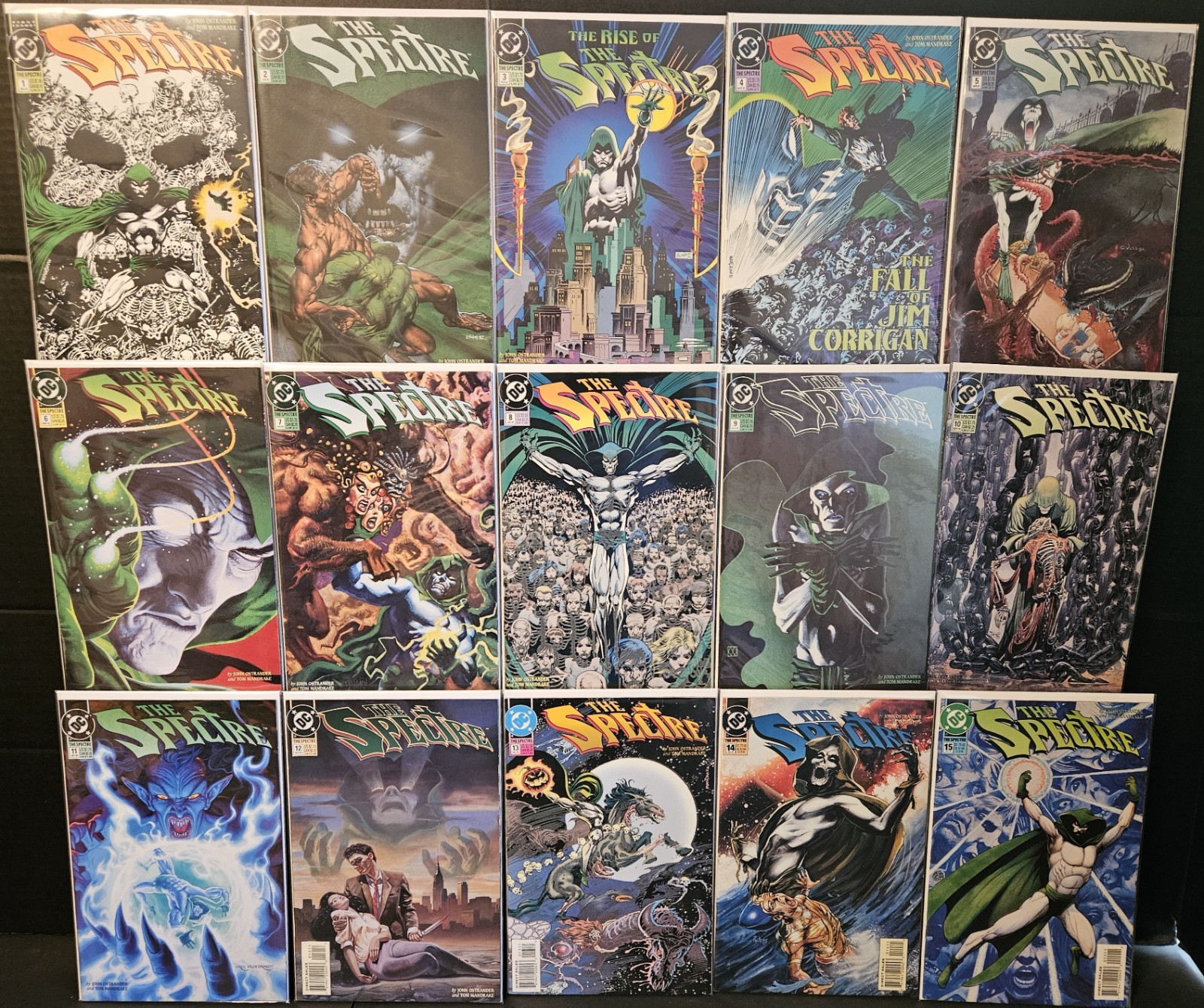 THE SPECTRE #1 2 3 4 5 6 7 8 9 10 11 12 13 14 15 (DC, 1992) Lot of 15 Comics