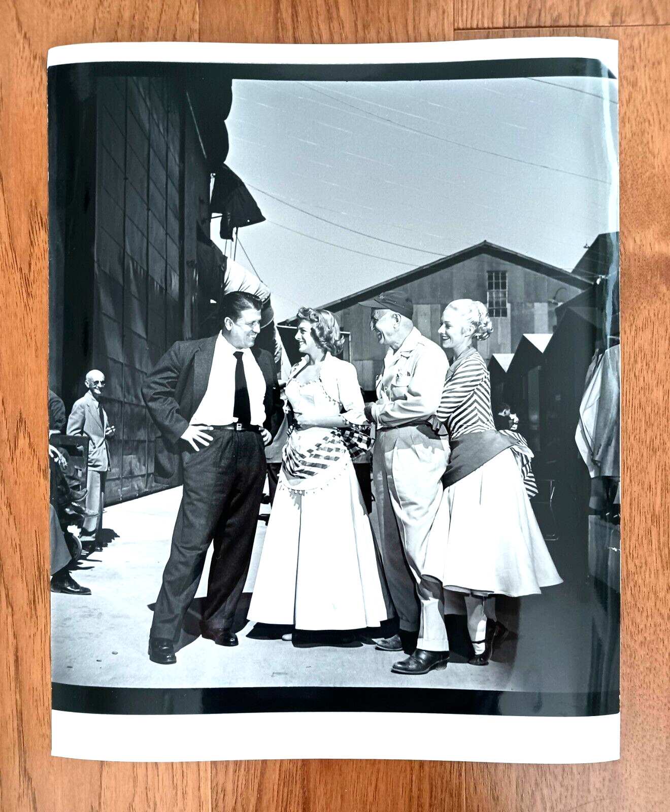 Rosemary Clooney On Set Vintage Professional Glossy Photo 11 x 14 Inches Rosemary Clooney On Set Vintage Professional Glossy Photo 11 x 14 Inches