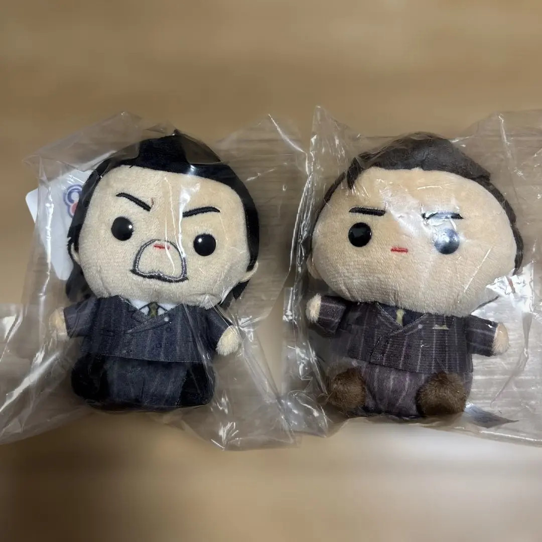Yakuza Ryu ga Gotoku Yoshitaka Mine Daigo Dojima Plush Mascot Set of 2 Cooro NEW