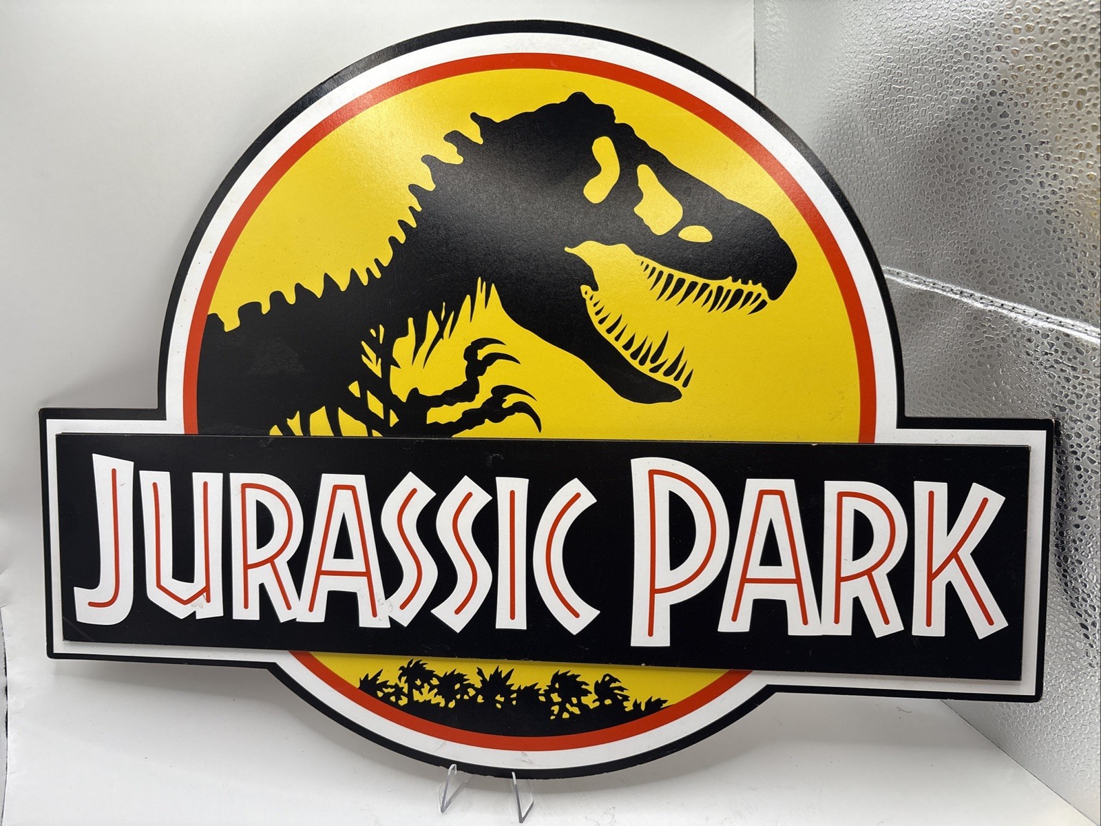 Universal Studios Jurassic Park Logo Wooden Sign Exclusive