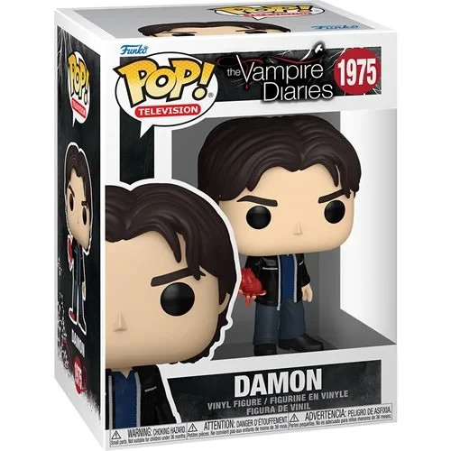 The Vampire Diaries Damon Funko Pop Vinyl Figure #1975 With Protector PRESALE The Vampire Diaries Damon Funko Pop Vinyl Figure #1975 With Protector PRESALE