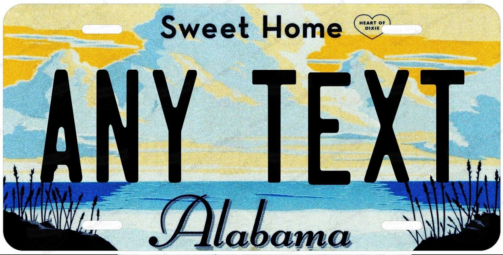 Any State Any Text Vintage License Plate Tag Personalized Auto Car Bike Bicycle