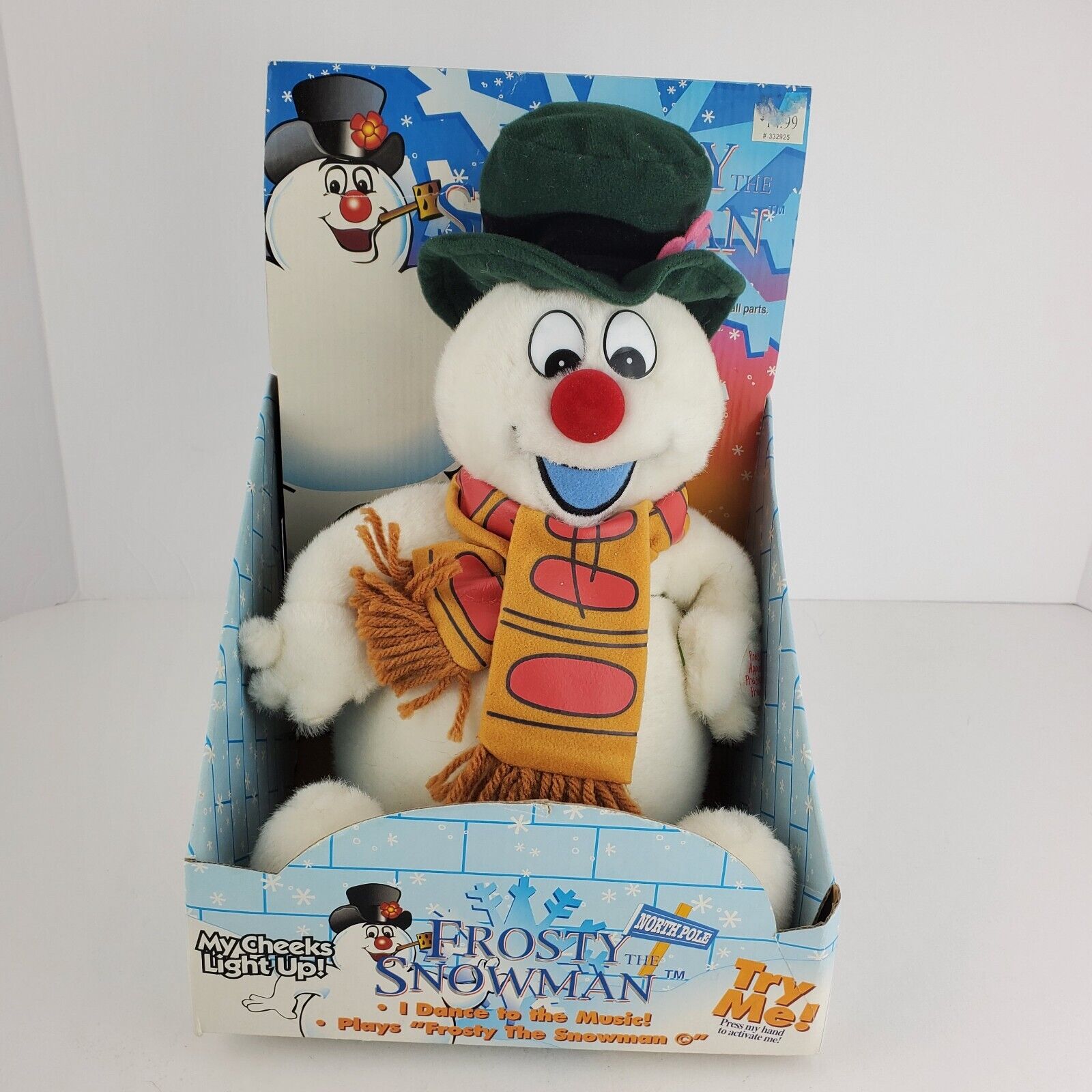 Gemmy Frosty The Snowman Scarf Factory Sealed Original Box 12\