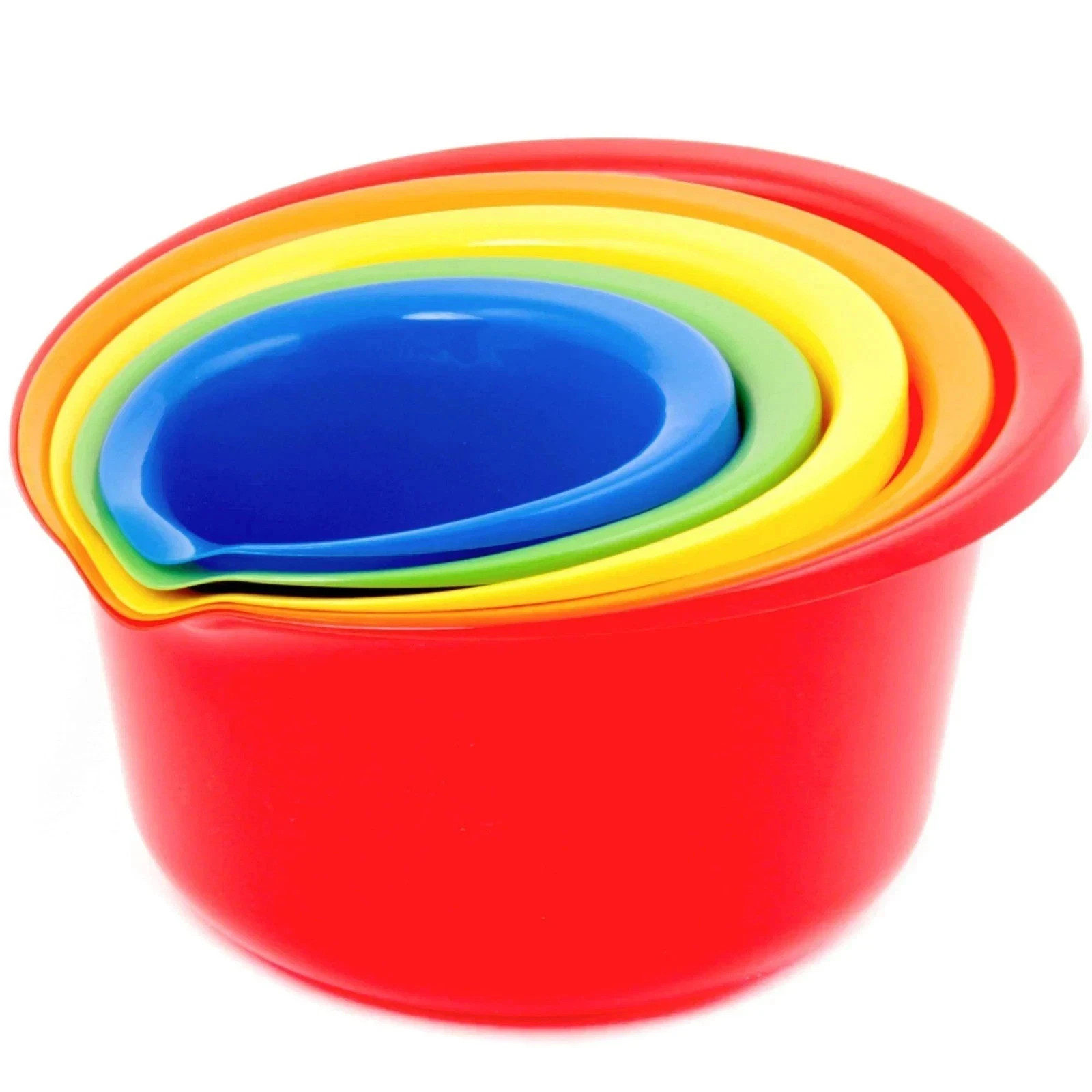 Chef Craft Select Plastic Mixing Bowl Set, 5 Piece, Multiple Color Chef Craft Select Plastic Mixing Bowl Set, 5 Piece, Multiple Color