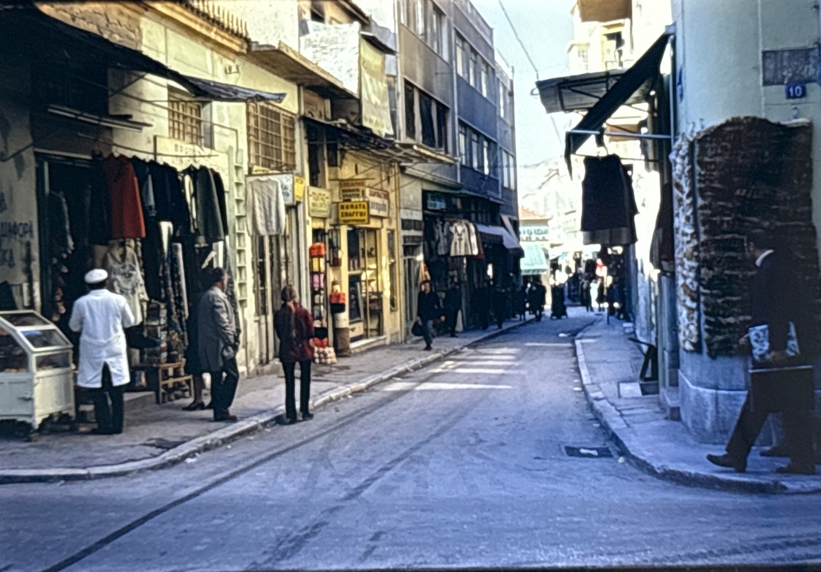 Orig 1972 Slide Athens Greece Street Scene Store Fronts Pedestrians Downtown B41 Orig 1972 Slide Athens Greece Street Scene Store Fronts Pedestrians Downtown B41
