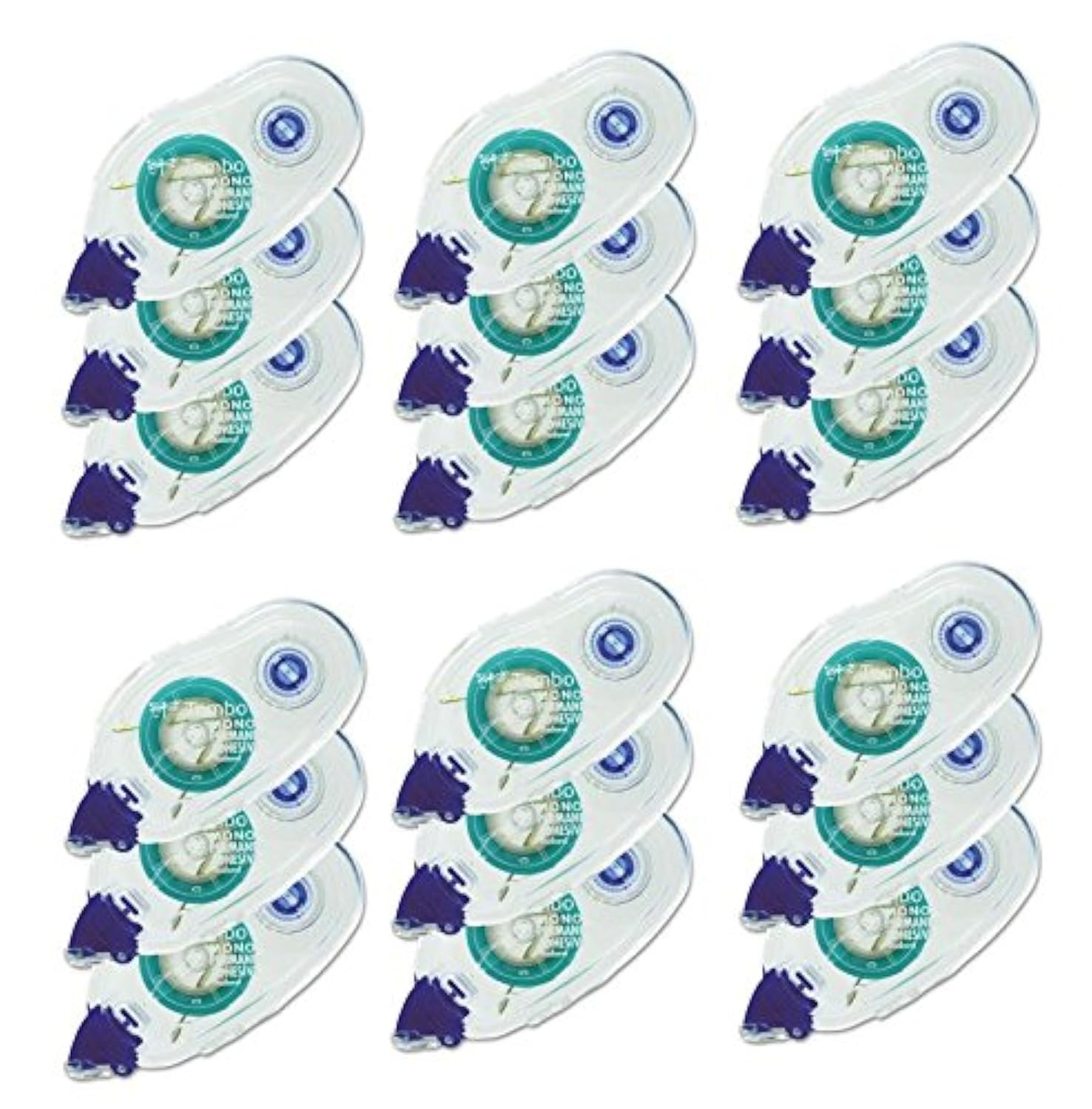 Bulk Buy: Tombow Mono Adhesive Refill Permanent Value Pack 3/Pkg 1/3" X 118 T...