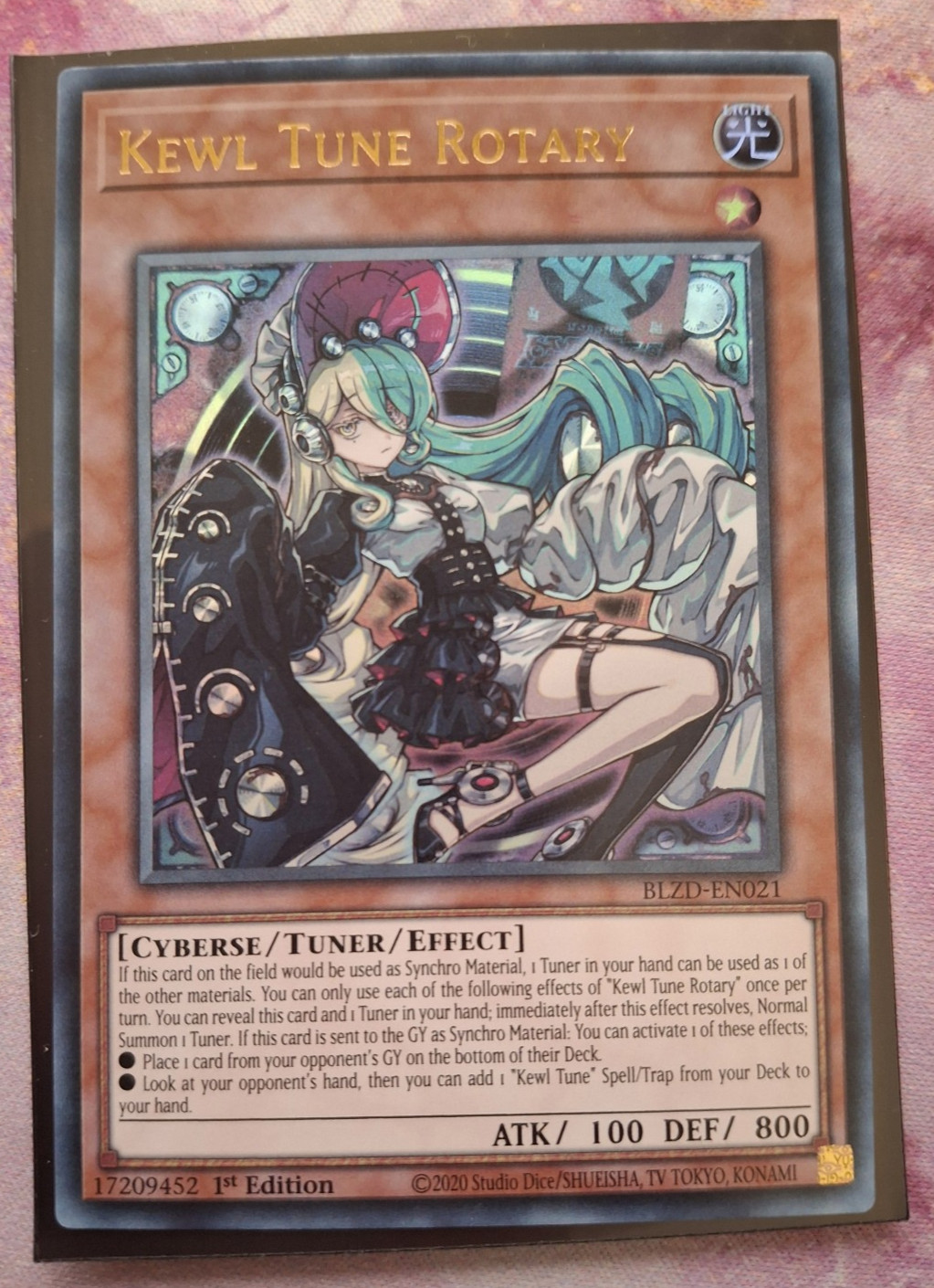 Kewl Tune Rotary- BLZD-EN021 - Ultra Rare - 1st Edition Yu-Gi-Oh  - Near Mint