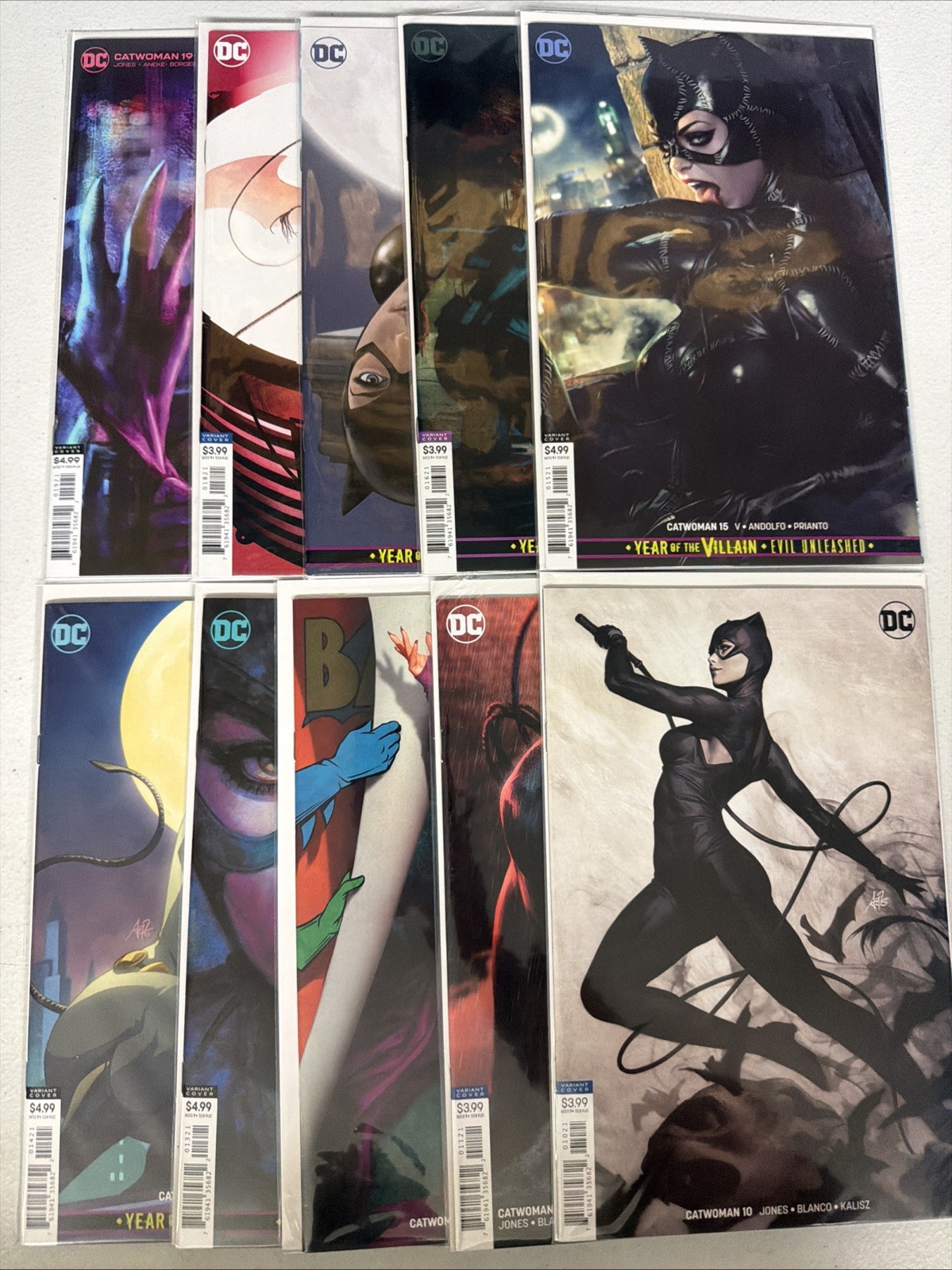 Catwoman #10 11 12 13 14 15 16 17 18 19 2018 VARIANT Lot Run Set DC NM- *R11 Catwoman #10 11 12 13 14 15 16 17 18 19 2018 VARIANT Lot Run Set DC NM- *R11