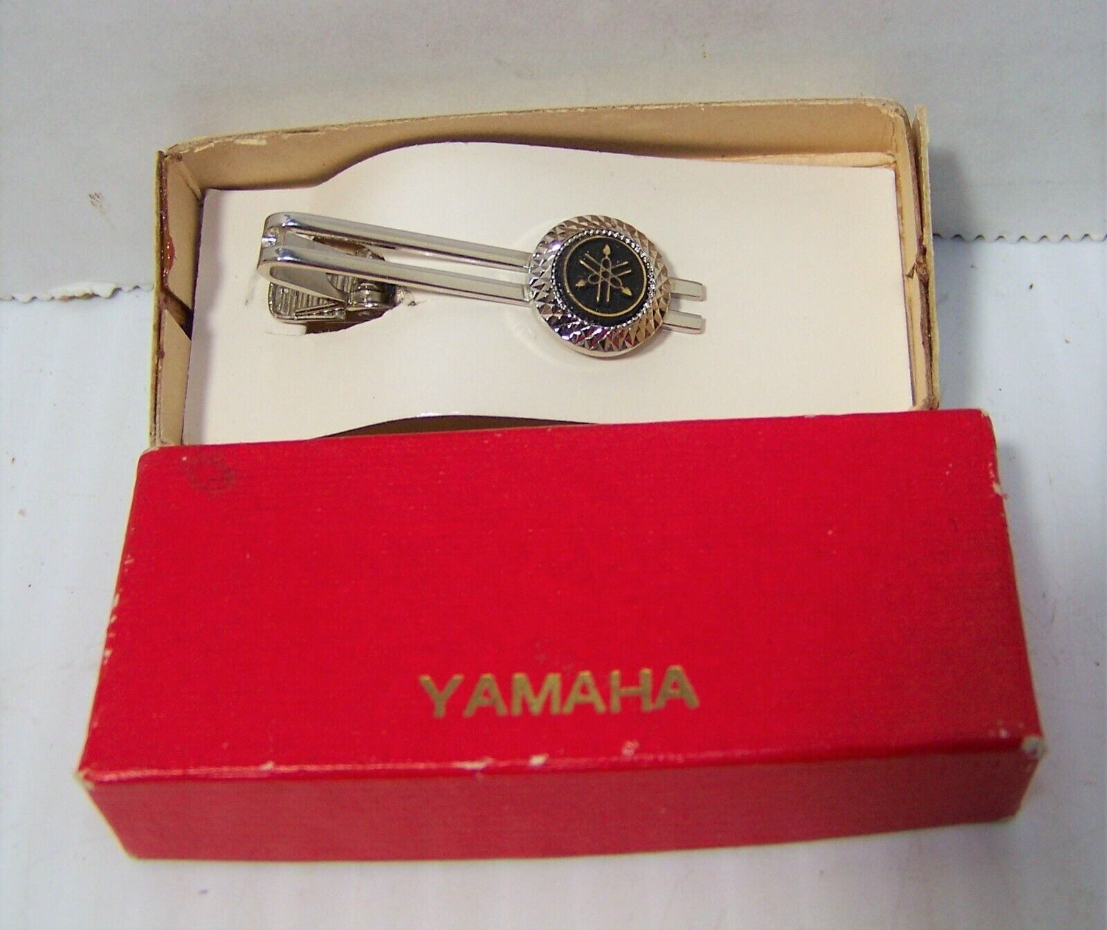 YAMAHA VINTAGE Motorcycle - Tie Clip - GIFT BOXED JAPAN