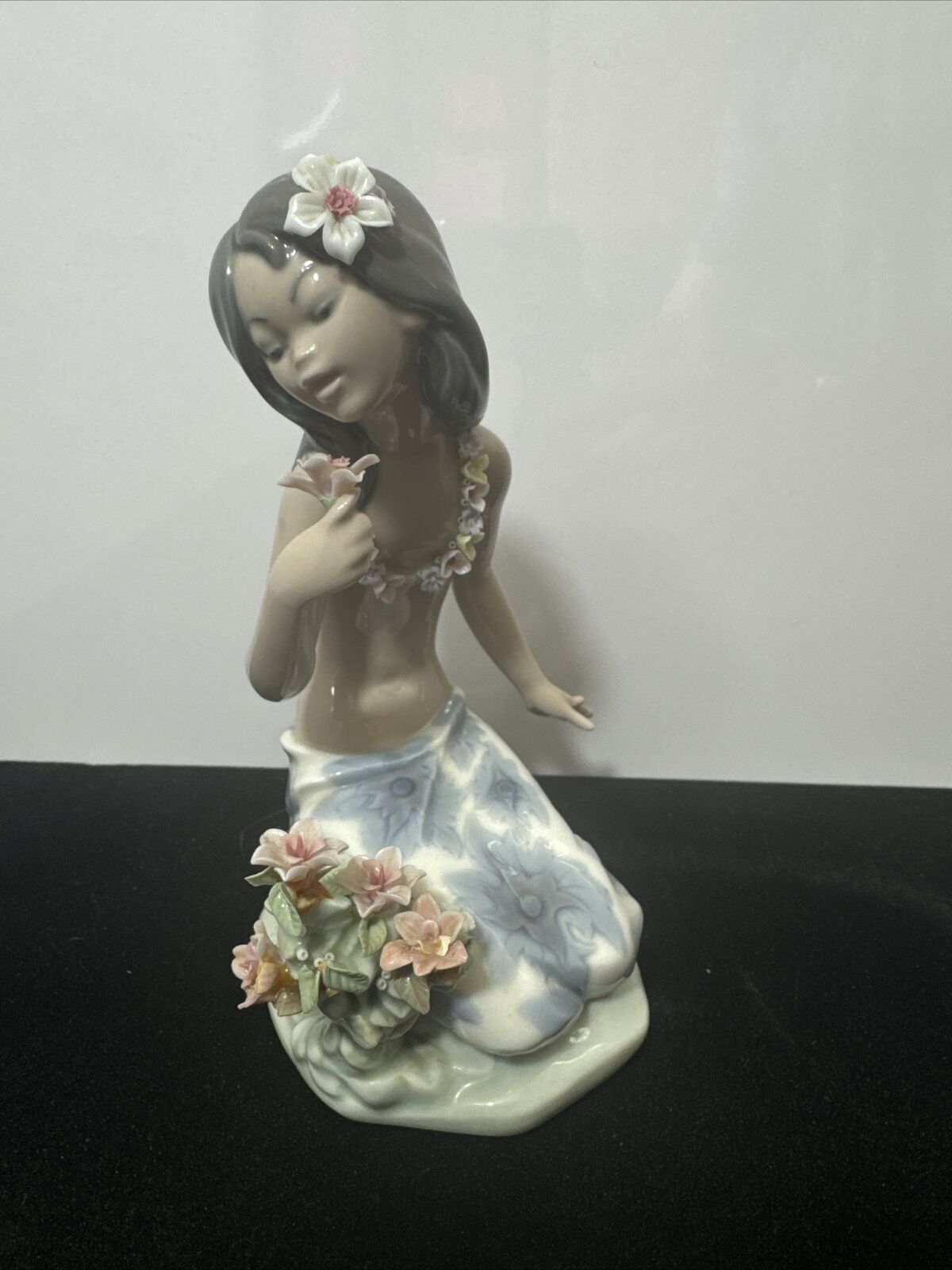 Lladro Retired Porcelain 01008738  8738 In a tropical garden (special edition)