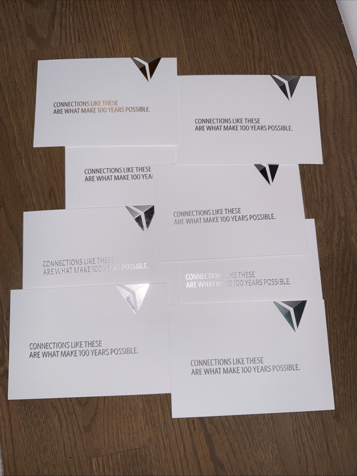 RARE DELTA AIRLINES 100 year Anniversary Connections Like These Collectors Cards RARE DELTA AIRLINES 100 year Anniversary Connections Like These Collectors Cards