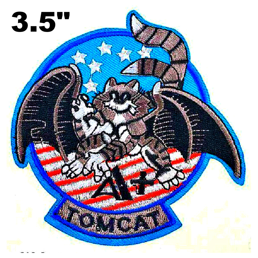F-14 TOMCAT US NAVY Grumman Top Gun VF Fighter Squadron Jacket Mascot Patch