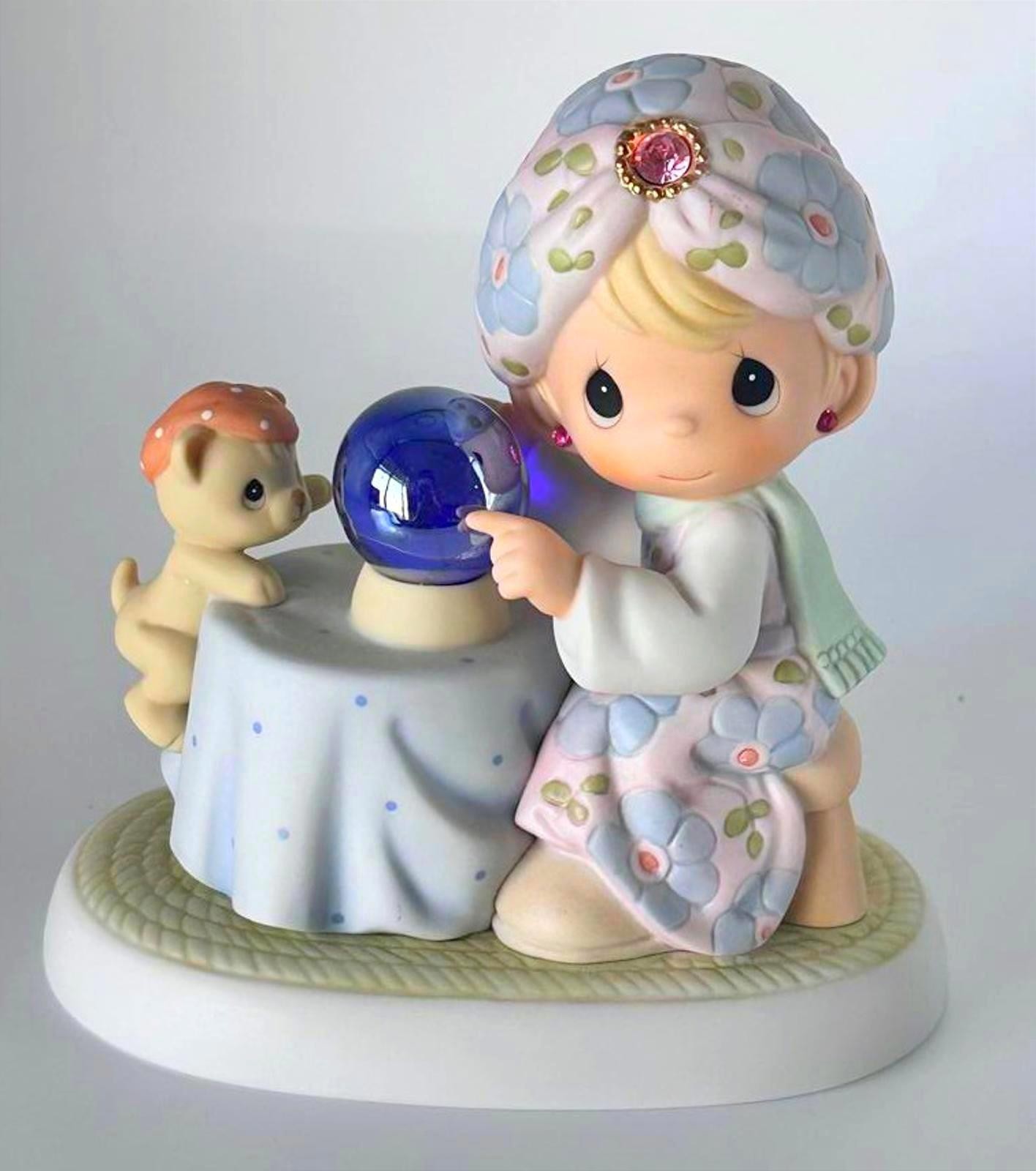 Precious Moments Astrology Girl with Future Predicting Crystal Ball Figurine. Precious Moments Astrology Girl with Future Predicting Crystal Ball Figurine.