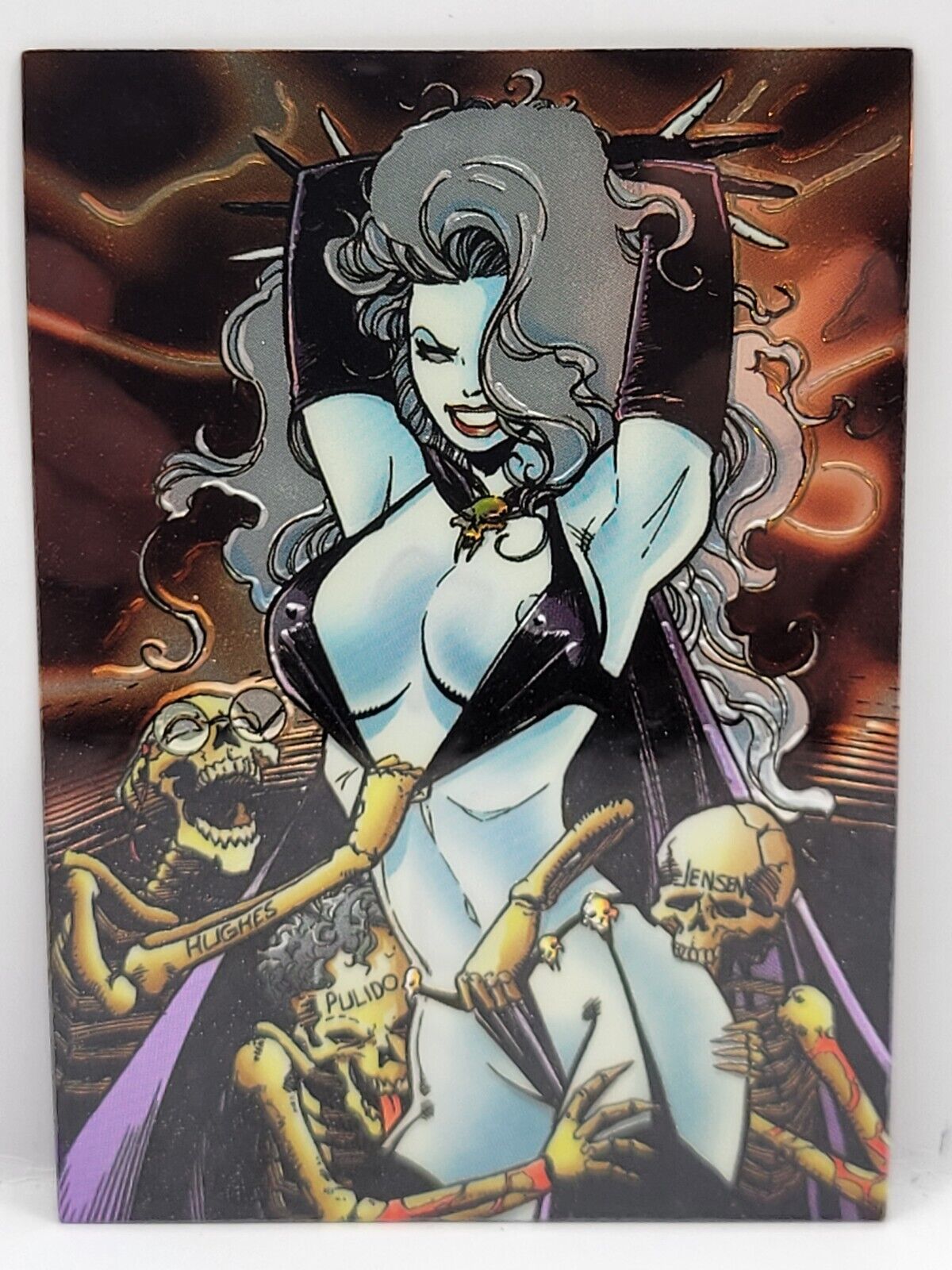 1995 Lady Death Chromium Series II + Stickers - You Pick - Complete Your Set