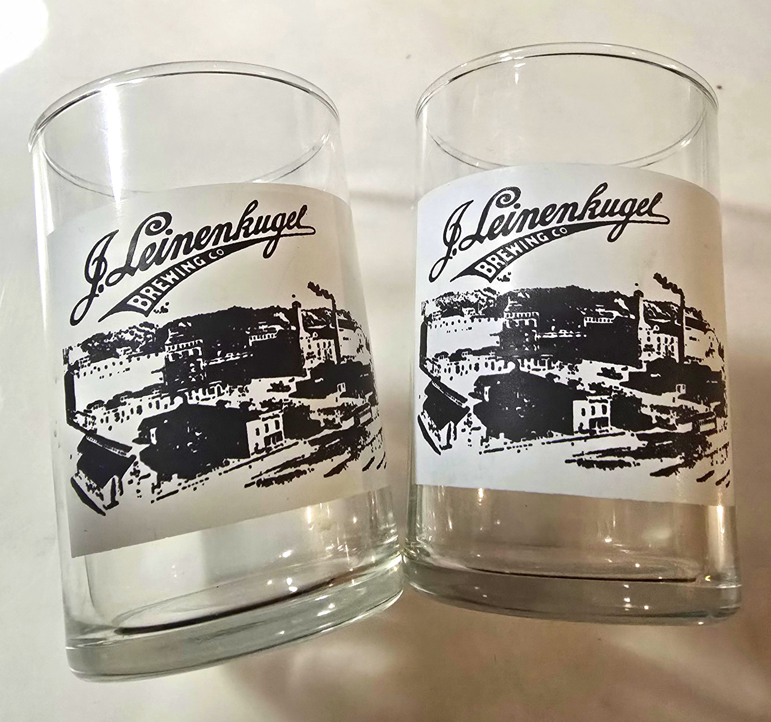 Leinenkugel Brewing Co Set of 2 Tasting Beer Glasses Leinenkugel Brewing Co Set of 2 Tasting Beer Glasses